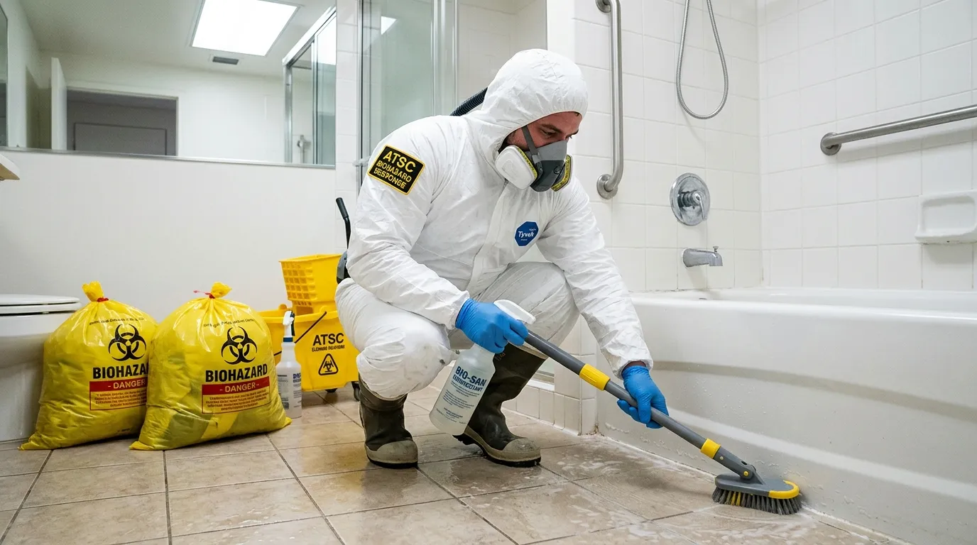 Decontamination equipment deployed for Blood Cleanup in Birmingham